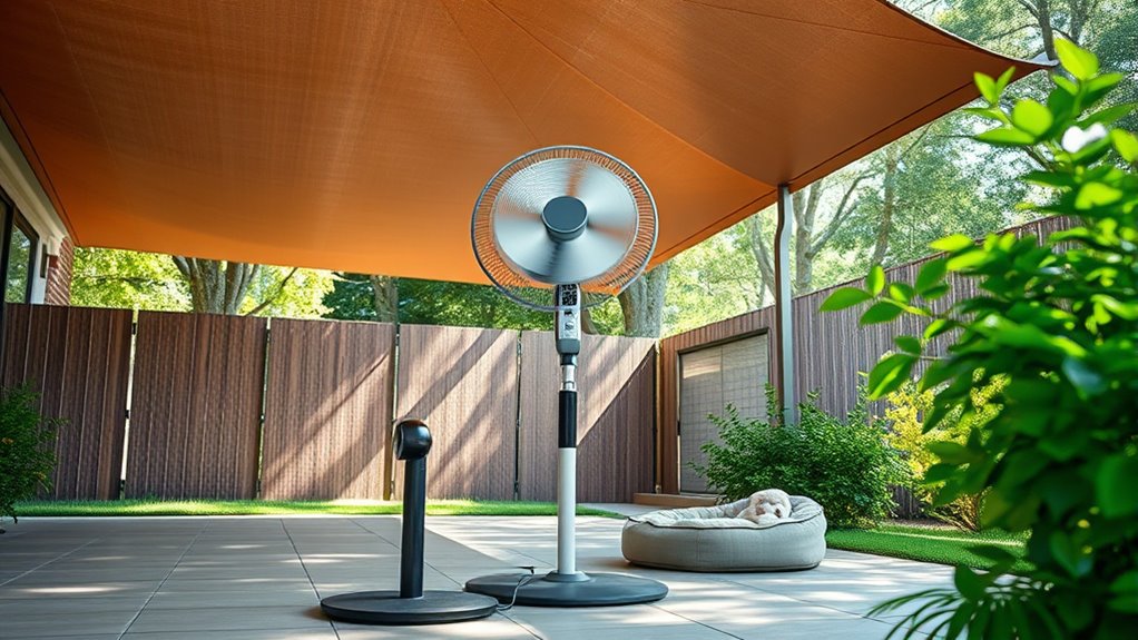 outdoor kennel fan maintenance
