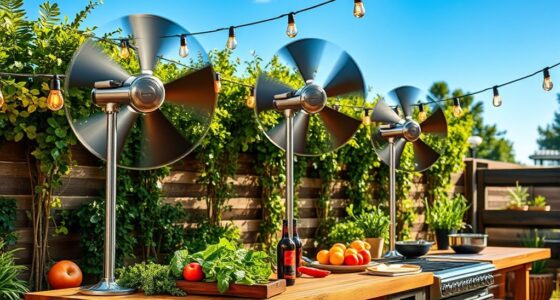 outdoor kitchen air circulation