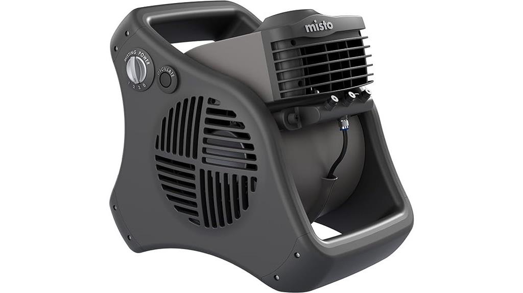 outdoor misting blower fan