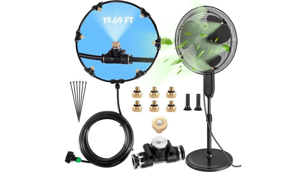 outdoor misting system kit
