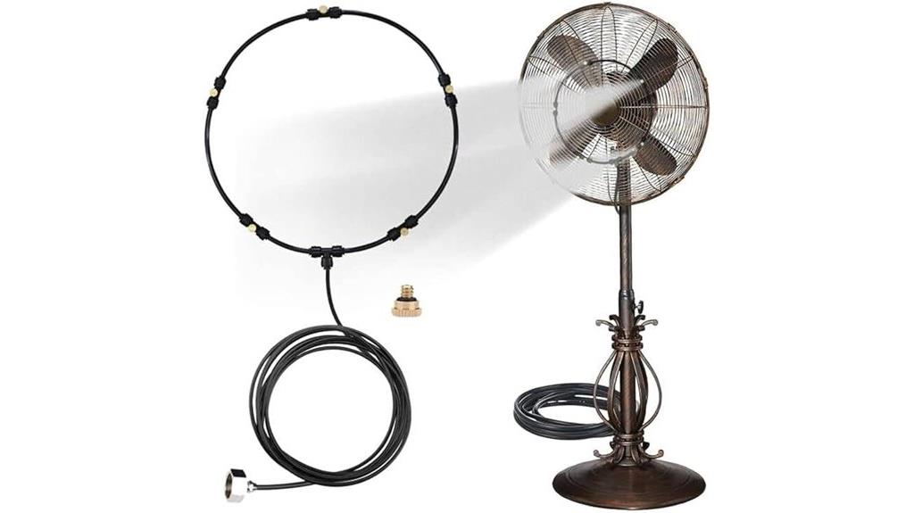 outdoor patio misting fan