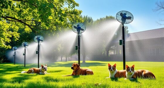outdoor pet cooling fans