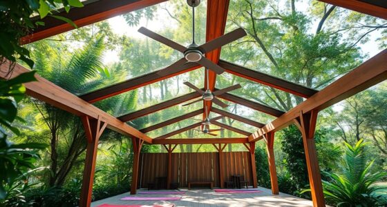 outdoor studio fan integration