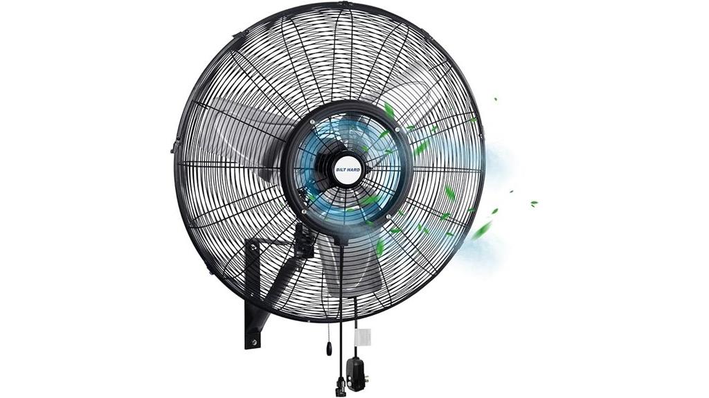 outdoor wall misting fan