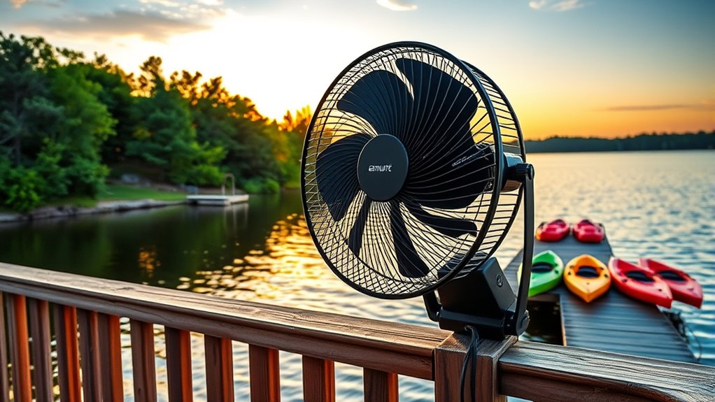 outdoor waterproof fan selection