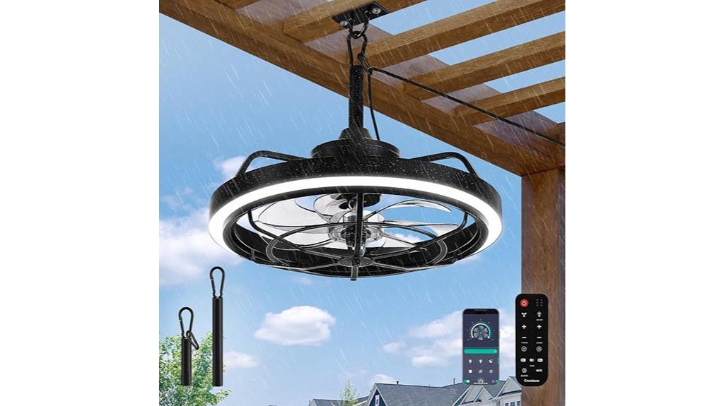 outdoor waterproof smart fan