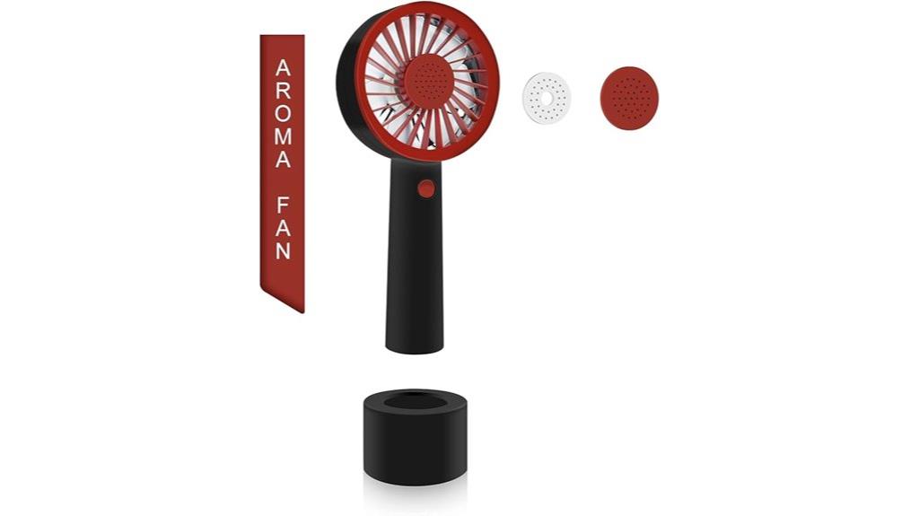 portable aromatherapy handheld fan