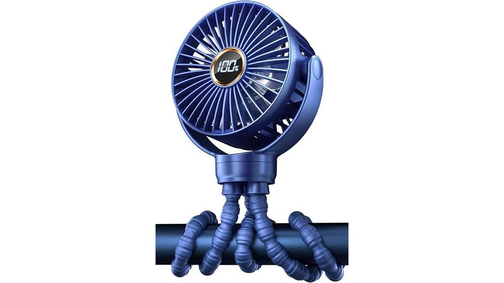 portable baby stroller fan