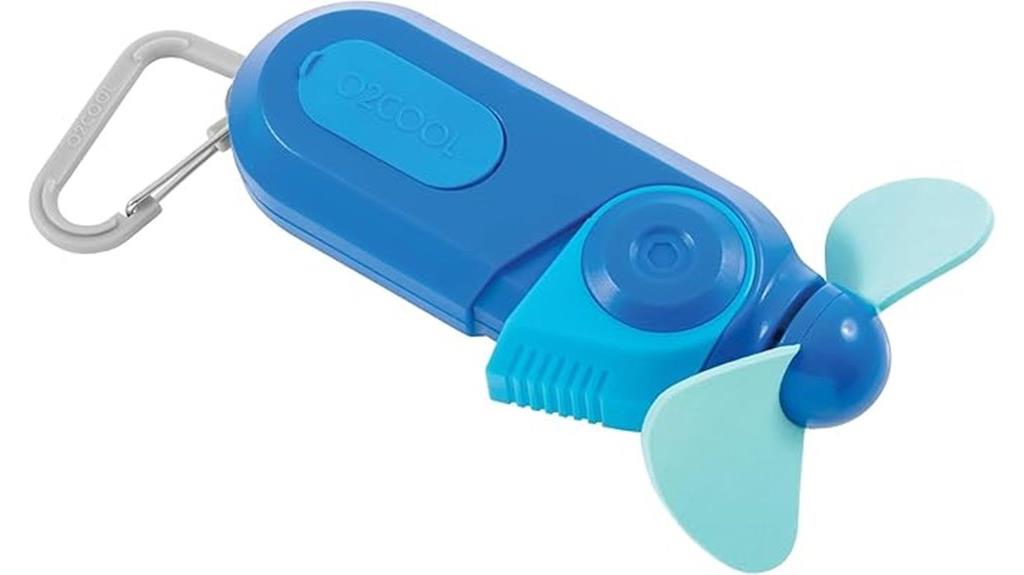 portable battery powered misting fan