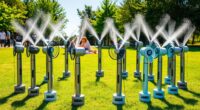 portable battery powered misting fans