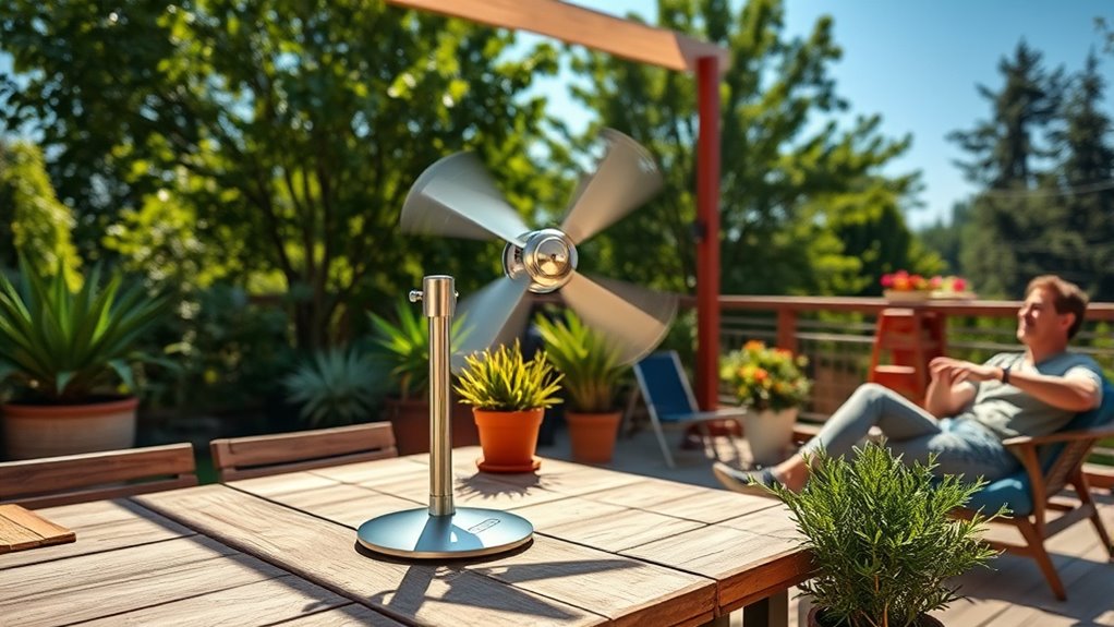 portable energy efficient outdoor fans