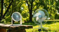 portable fan power options