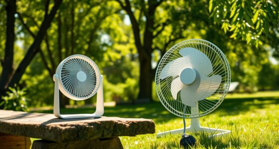 portable fan power options