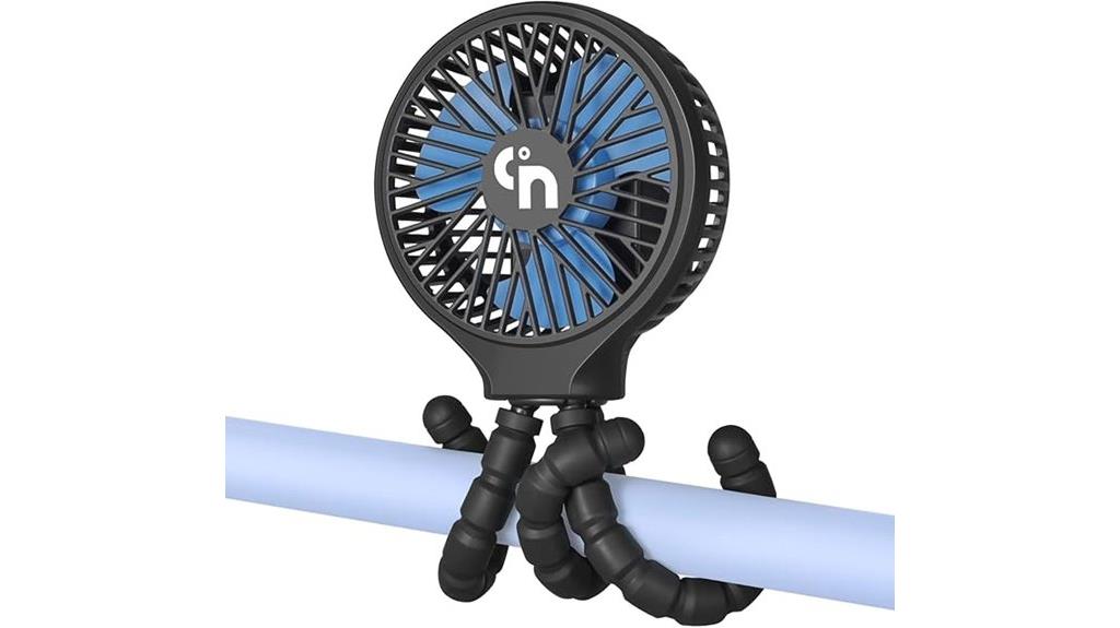 portable fan with long lasting battery
