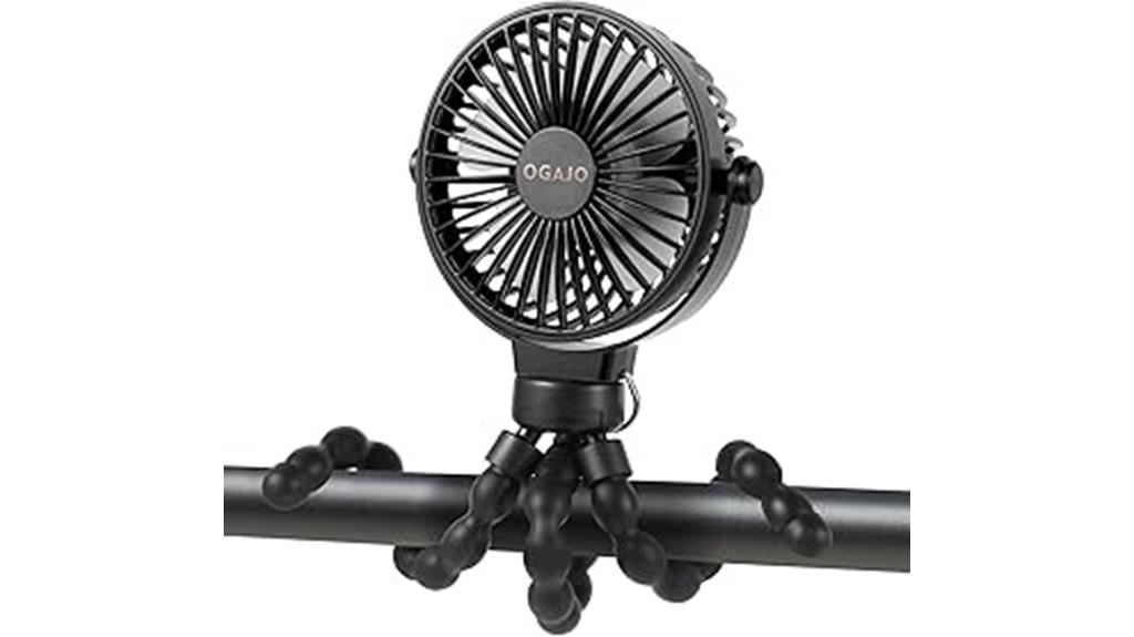 portable fan with rechargeable battery
