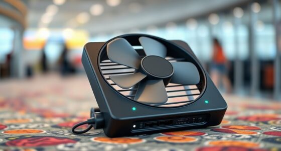 portable foldable travel fans