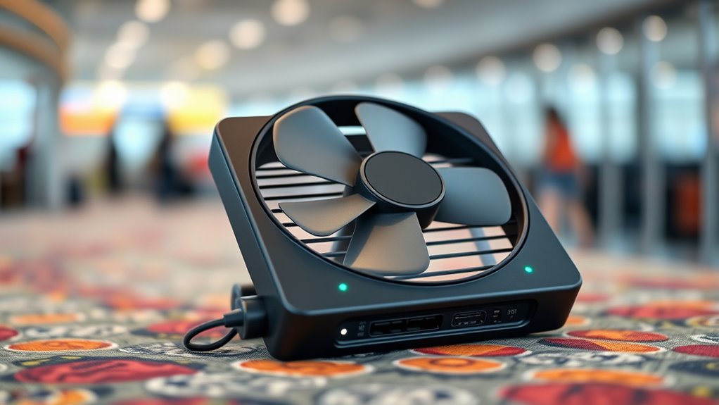 portable foldable travel fans