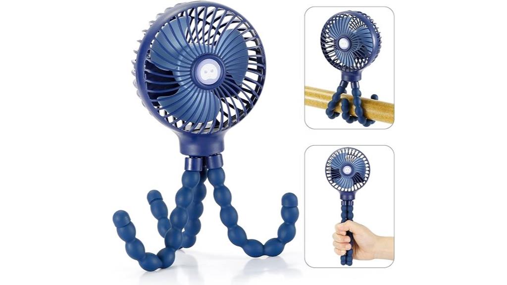 portable handheld fan with tripod