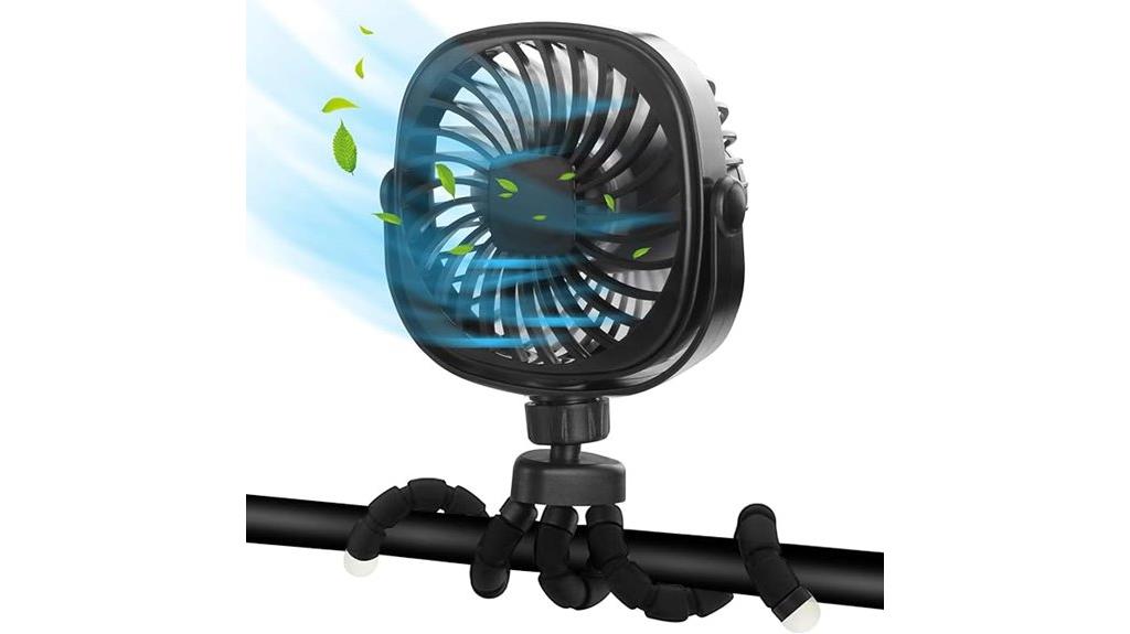 portable handheld fan with tripod
