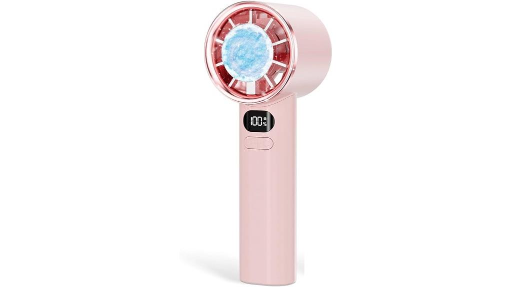 portable ice cooling fan