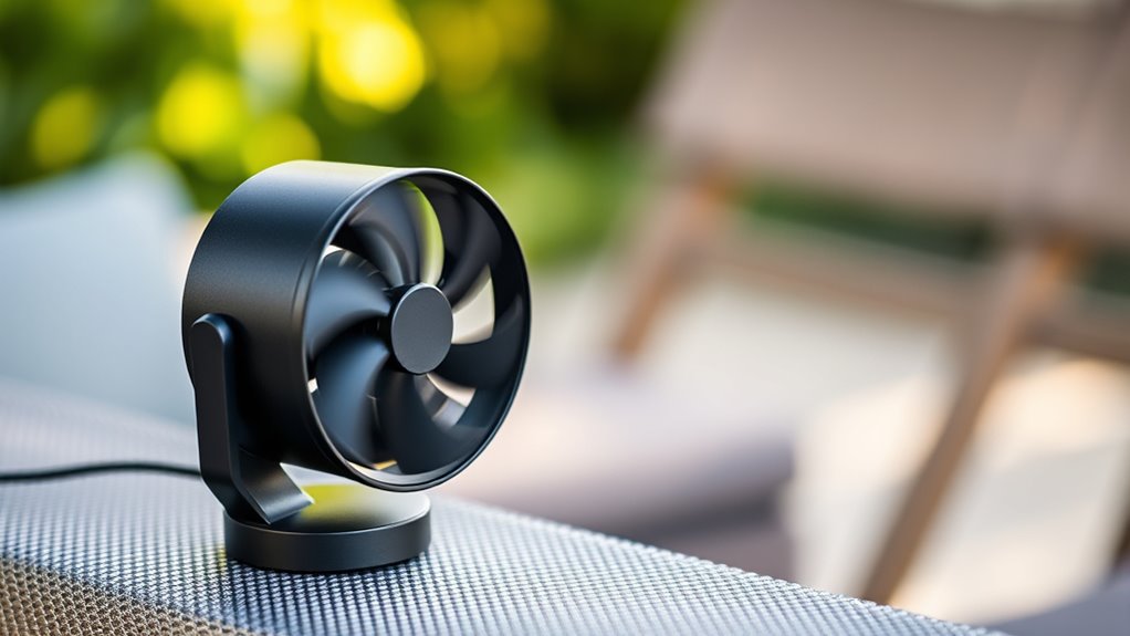portable magnetic base fans