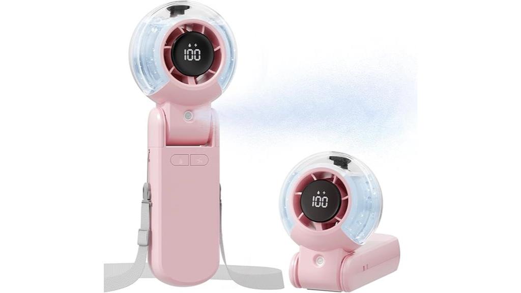 portable misting fan