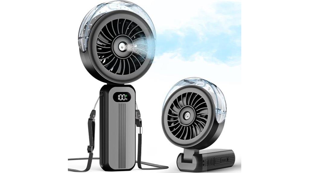 portable rechargeable cooling fan