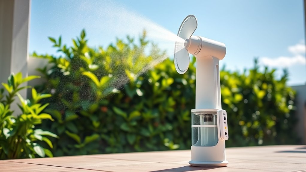 portable rechargeable cooling fans