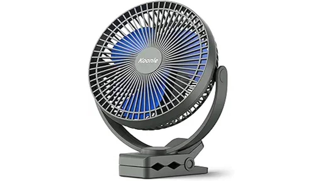 portable rechargeable fan