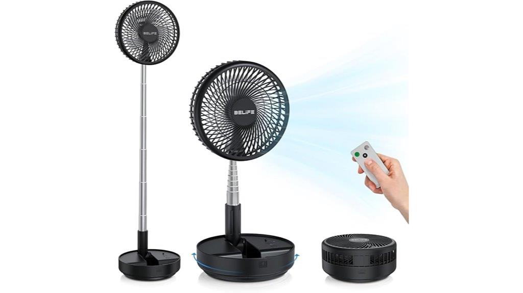 portable rechargeable fan