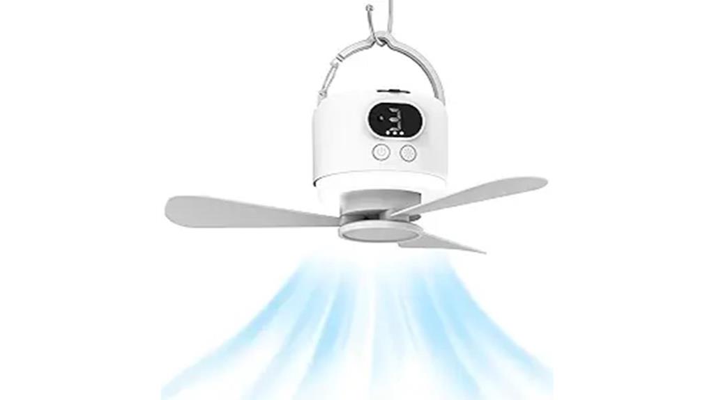 portable remote ceiling fan