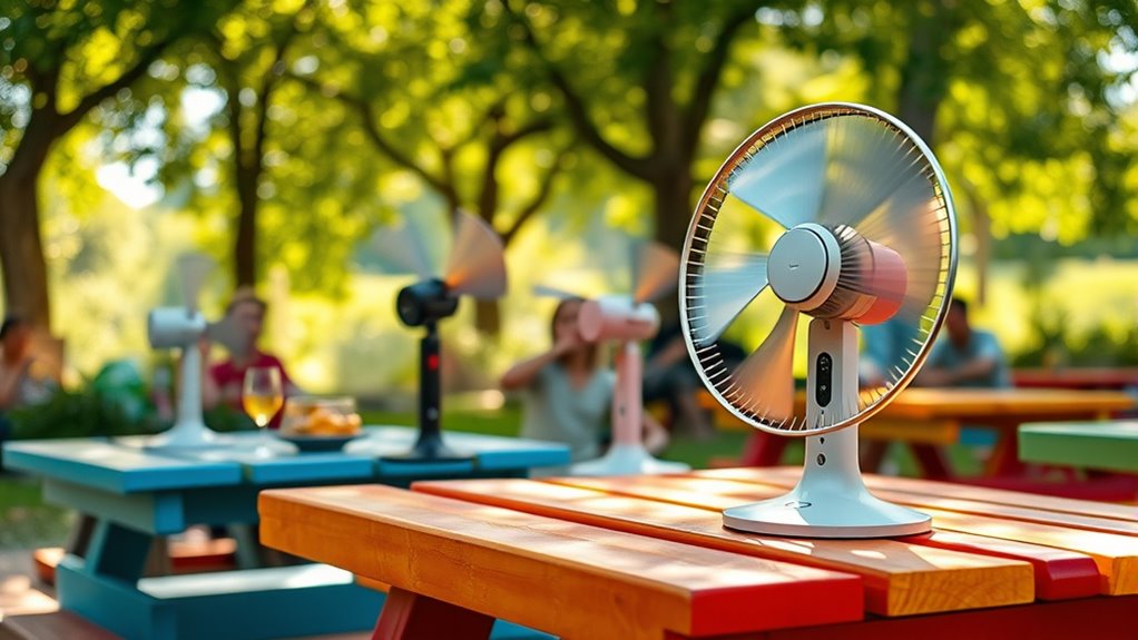 portable safe quiet outdoor fans