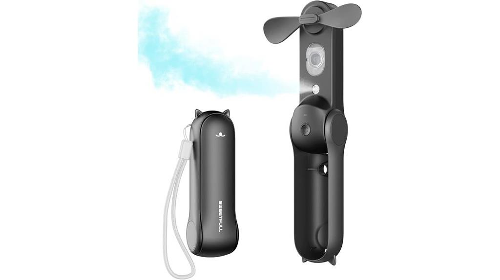 portable sweet misting fan