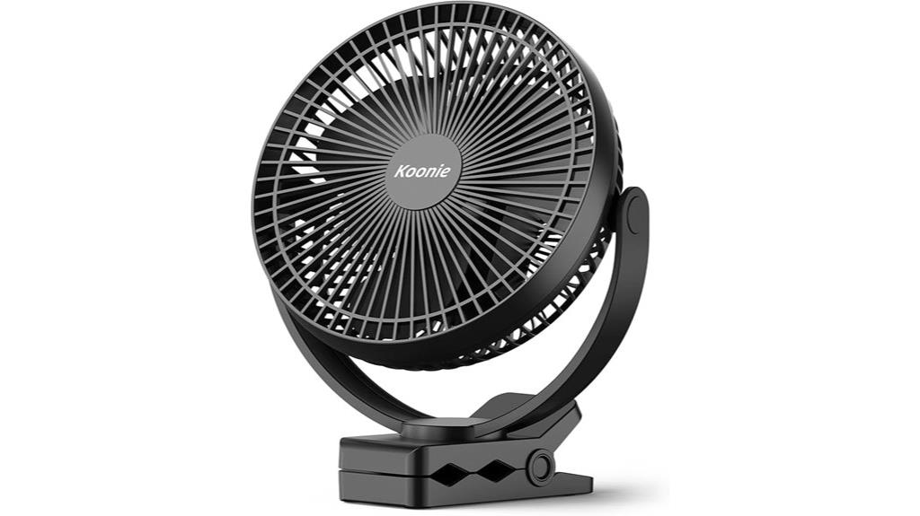 portable usb clip fan
