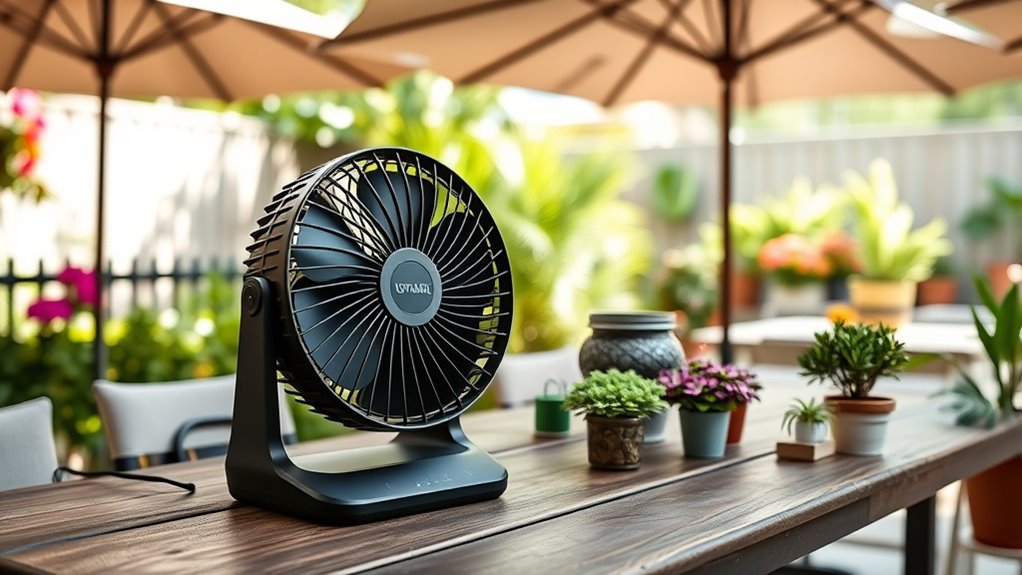 portable usb fan features