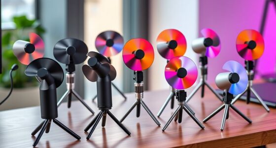 portable usb fan tripod