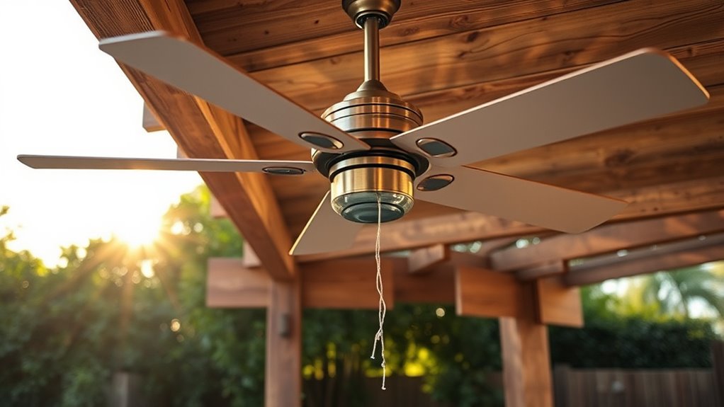 proper outdoor fan installation
