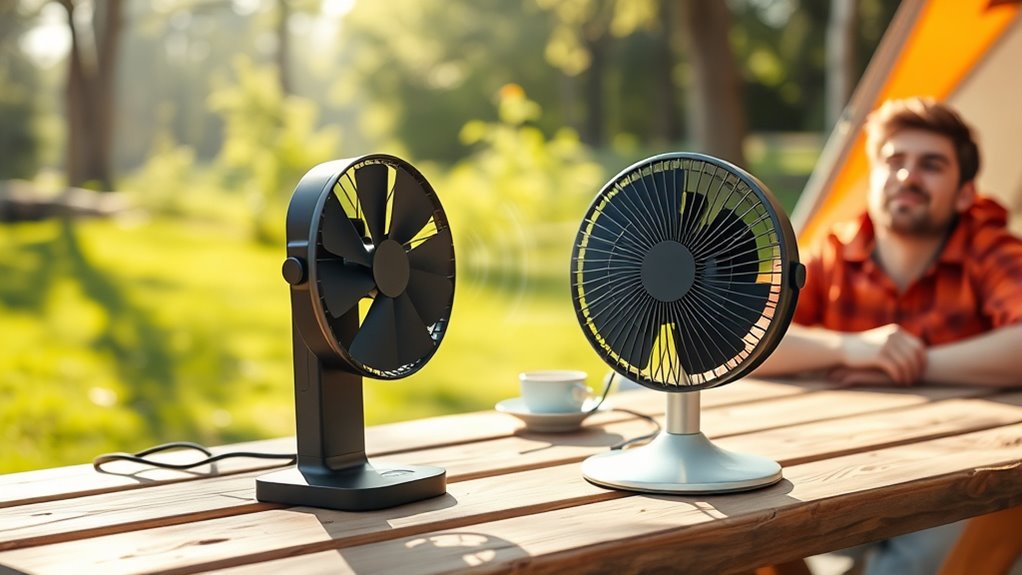 quiet efficient fan operation