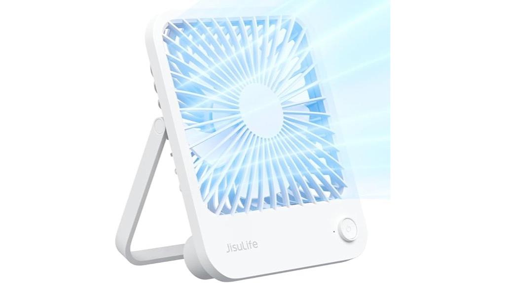 rechargeable desk fan