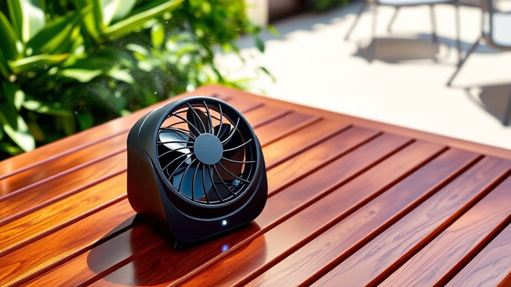 rechargeable fan selection criteria