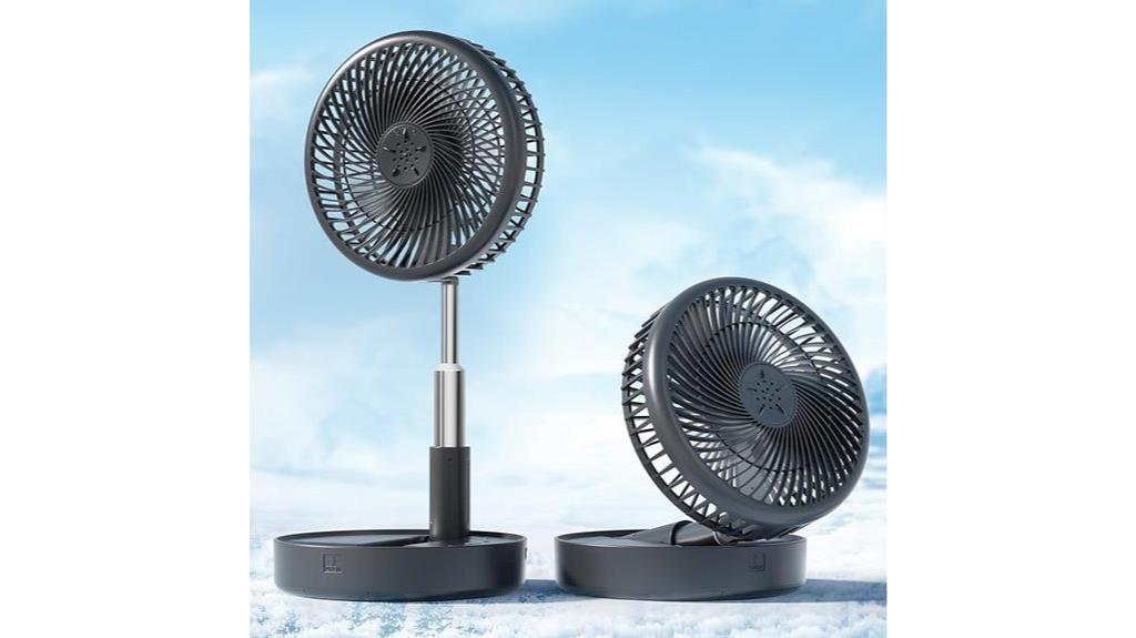 rechargeable fan with four speeds