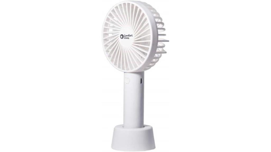 rechargeable handheld cooling fan