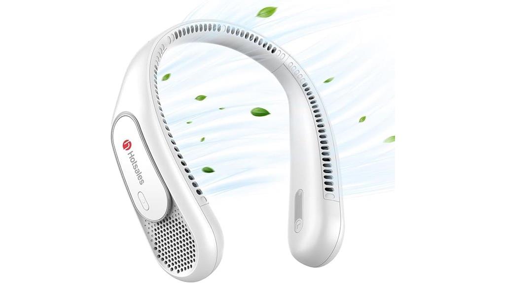 rechargeable neck fan portable