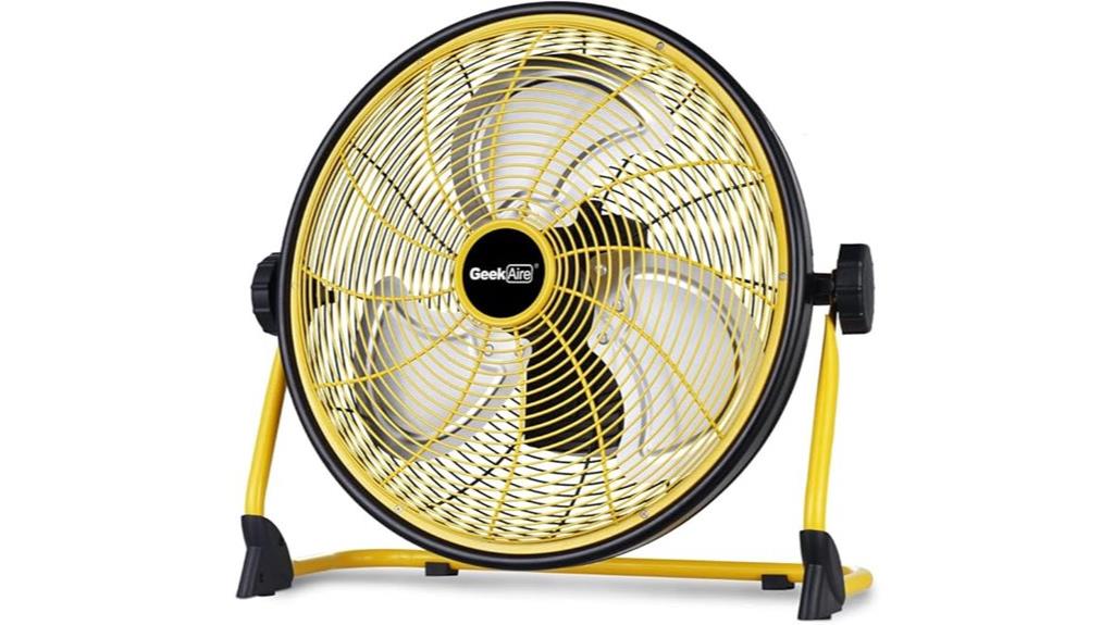 rechargeable outdoor camping fan
