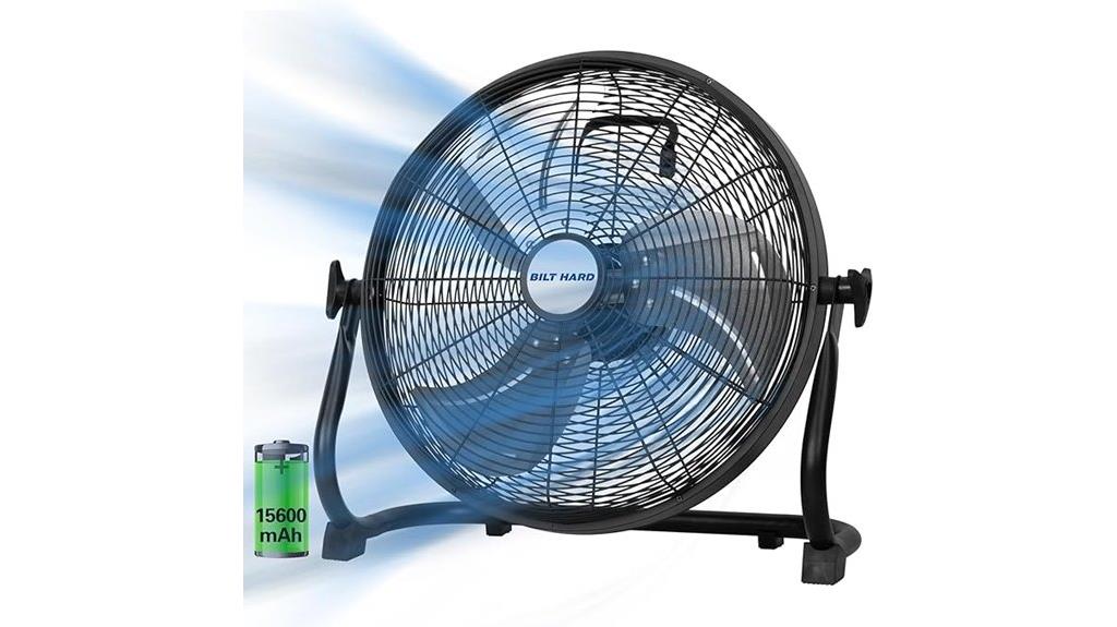 rechargeable outdoor floor fan