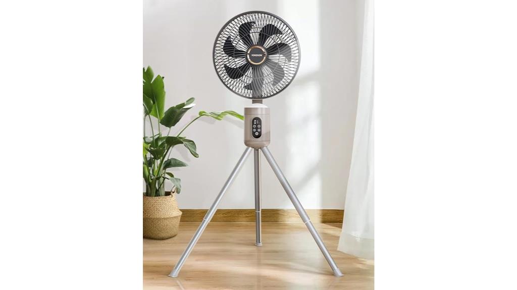 rechargeable outdoor pedestal fan