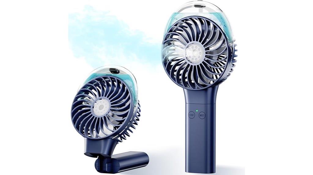 rechargeable portable mist fan