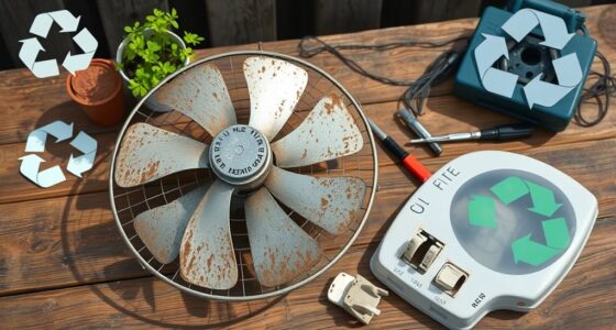 recycle outdoor fans responsibly