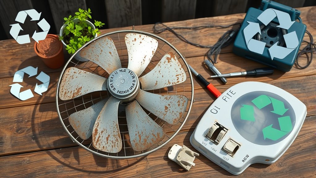 recycle outdoor fans responsibly