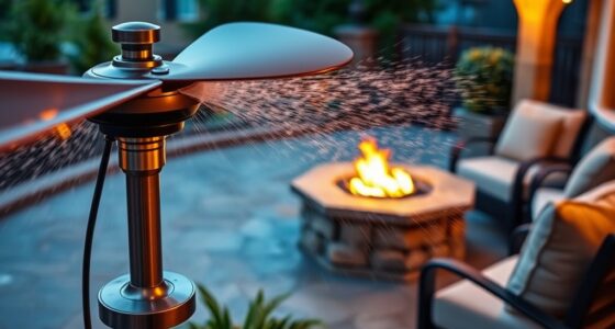 safe outdoor misting fire